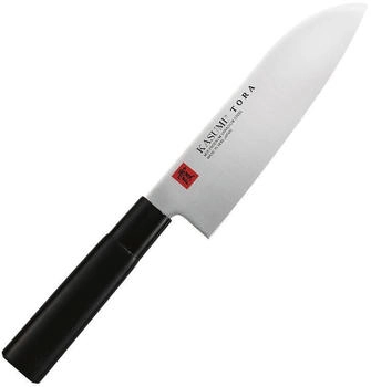 Kasumi Santoku knife Tora 16.5 cm black