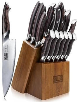 HOSHANHO 16 Pieces Knife Set