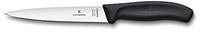 Victorinox V-6.87 13.16B Filetiermesser mit 16 cm gerader Klinge, schwarz (V-6.87