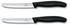 Victorinox Swiss Classic Breakfast Knife Bread roll Knife Sharp Blade Serrated Edge 11 cm Plastic Handle Stainless Steel Set of 2 Black