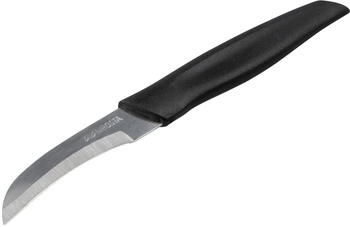 Nirosta Schälmesser, 17cm, schwarz