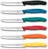 Victorinox Swiss Classic Tomaten- und Wurstmesser mit Wellenschliff, 11 cm in kale green