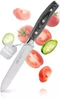 R&Ouml;SLE Universalk&uuml;chenmesser "WOLFGREY, 13 cm, Griff Pakka"