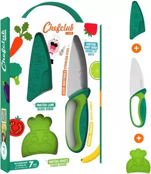 Hutter 3-teiliges Kids Messer Set grün
