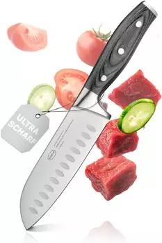 Rösle WOLFGREY Santokumesser klein 15cm