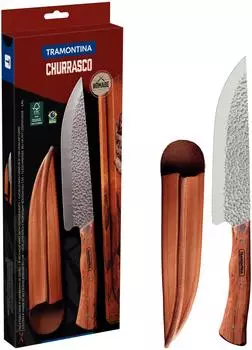 Tramontina Churrasco Nomade Fleischmesser 20 cm mit Lederscheide