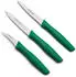 Arcos Couteaux d'office Nova grün 10 cm (3er-Set)