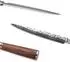 Wakoli Nussbaum Damast Sashimi-Messer 67 Lagen, 25cm Klinge, Nussbaumholzgriff