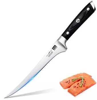 SHAN ZU Filetiermesser 18cm Deutscher Edelstahl ergonomischer Griff (SZCS-2017-005E)