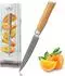 Wakoli Olive Damast Allzweckmesser 12,5cm Klinge, Olivenholzgriff (1DM-ALL-OLV)