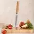 Wakoli Olive Damast Allzweckmesser 12,5cm Klinge, Olivenholzgriff (1DM-ALL-OLV)