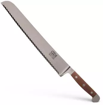 G&uuml;de Brotmesser 32 cm, Beidhand, Alpha Walnuss