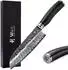 Wakoli EBO Santokumesser Damaststahl (VG10) 18cm Hammerschlag Eichenholzgriff (4250567704064)