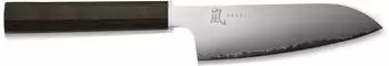 Yaxell HANA Santoku Messer, Movax-Stahl, Pakkaholz braun, 12,5cm (34812)