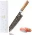Zayiko BlackMagma Kiritsuke Damastklinge 21cm, Ahornholzgriff (1DM-KIR-BMM)