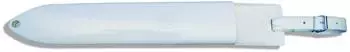Dick Messerscheide für 1 Messer, max. 24cm, mit Gürtelschlaufe, weiß (90129000)
