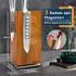 LuxusKollektion Magnet-Messerblock ohne Messer, 360° drehbar, Akazienholz