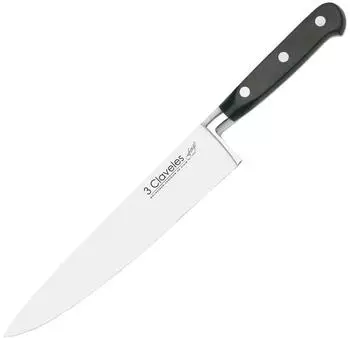 3 Claveles Forgé Kochmesser, geschmiedet, 20cm (01563)