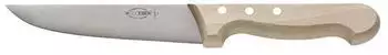 Dick Gummimesser Nr. 348 gerader R&uuml;cken, Holzgriff, 15cm (60348150)