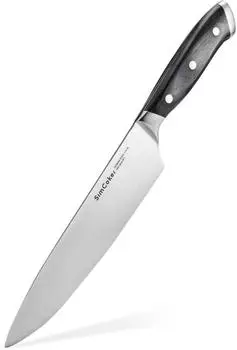 LuxusKollektion SimCoker Kochmesser mit Klingenschutz, HC Edelstahl 1.4116