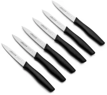 Arcos Nova Sch&auml;lmesser-Set 6-teilig, 100mm, schwarz (189100)