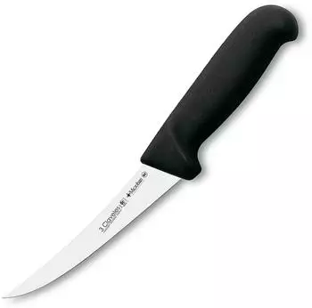 3 Claveles Proflex Ausbeinmesser gebogen, Edelstahl, schwarz, 13cm (08181)