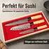 Westfalia Asia Messer-Set, 3-tlg., Holz-Etui, rostfreier Stahl (WF-1000491)