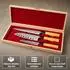 Westfalia Asia Messer-Set, 3-tlg., Holz-Etui, rostfreier Stahl (WF-1000491)