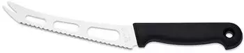 Giesser Weichk&auml;semesser 15cm, gezahnte Klinge, 2 Spitzen, schwarz (9655sp15)