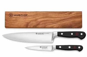 Wüsthof Classic Messerset 2-tlg. + Magnetleiste 30cm Akazienholz (2329625630)