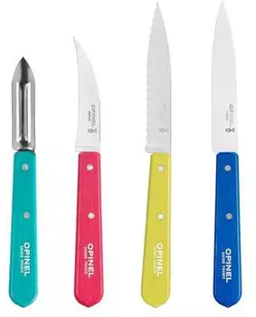 Opinel Les Essentiels K&uuml;chenmesser-Set 4-teilig, bunt (10000871)