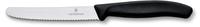 VICTORINOX Fr&uuml;hst&uuml;cksmesser Swiss Classic silber, schwarz glatt, 1 St.