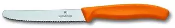 Victorinox SwissClassic Tomaten - und Wurstmesser 11 cm orange (6.7836.L119)