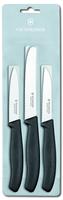 VICTORINOX K&uuml;chenmesser Swiss Classic silber, schwarz, 1 Set