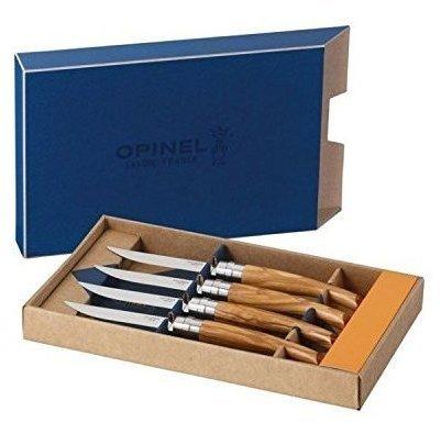 Opinel Steakmesser-Set 4-teilig Olivenholz