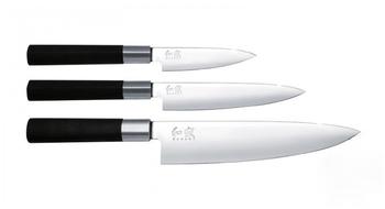 KAI Wasabi Black Set 3 tlg. mit Kochmesser