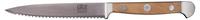 G&uuml;de X464/13, G&uuml;de Alpha Olive Tomatenmesser 13 cm mit Wellenschliff -