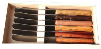 Windmühlenmesser Buckels Set 6 tlg. 11,8 cm