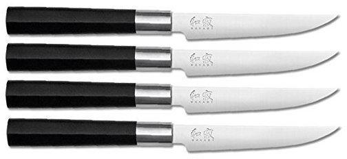 KAI Wasabi Black Steakmesser-Set 4 tlg.