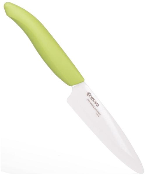 Kyocera FK Serie weiß Gemüse- und Obstmesser 11 cm (apfelgrüner Griff)