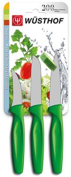 Wüsthof Gemüsemesser-Set 3-teilig grün (9332g)