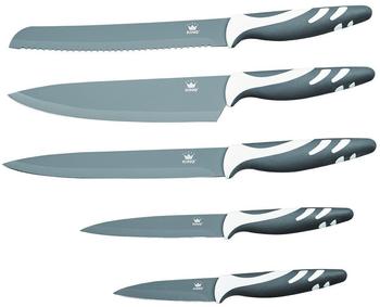 Kitchen King Messerset 6 Elemente Messer & Keramikschäler modernes Design 