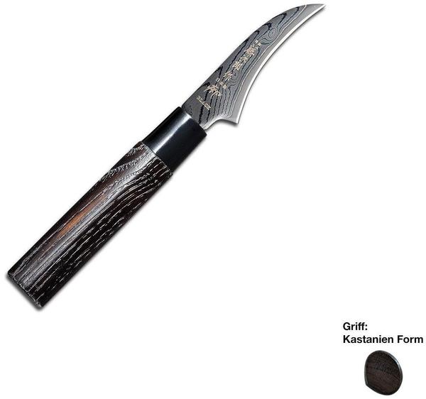 Tojiro Sippu Black Damast Tourniermesser 7 cm (FD-1590)