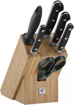 ZWILLING Professional S Messerblock mit Schere Bambus 7 tlg.