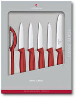 Victorinox Swiss Classic, K&uuml;chenmesser Set, 6teilig, Gem&uuml;se-, Tomaten- und