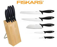1023782 Essential Messerblock Mit 5 Messern - Fiskars