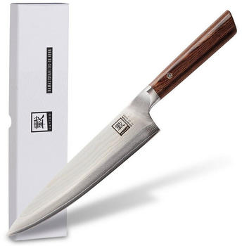 Zayiko KASSHOKU Chefmesser Damast 67 Lagen (20,3 cm)