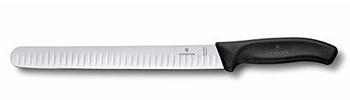 Victorinox Swiss Classic Schinkenmesser mit Kullenschliff 25 cm schwarz