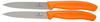 VICTORINOX Gemüsemesser Swiss Classic silber, orange, Klinge: 10,0 cm