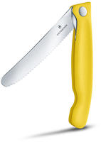 VICTORINOX Fr&uuml;hst&uuml;cksmesser Swiss Classic silber, gelb glatt, Klinge: 11,0 cm, 1